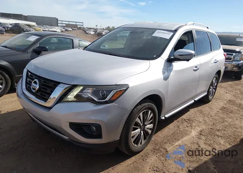2017 Nissan Pathfinder Sl из США, поврежденный, VIN 5N1DR2MM5HC662954
